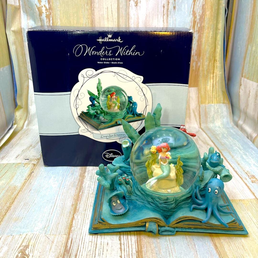 リトル・マーメイド アリエル セバスチャン スノーグローブ フィギュア