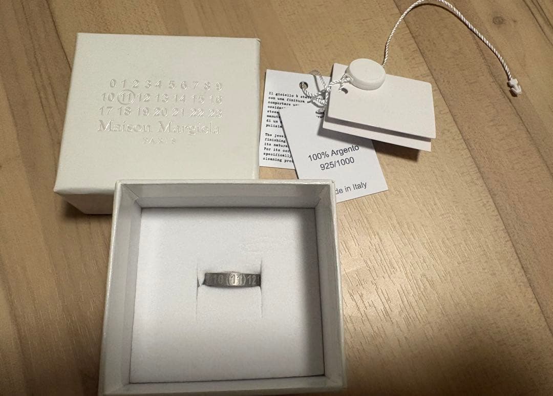 【新品未使用】Maison Margiela ナンバリングリング サイズ1