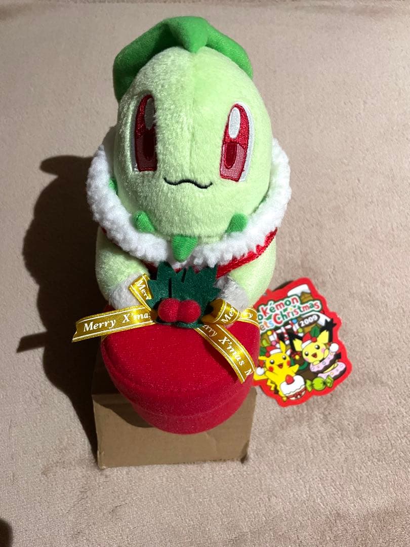 ポケモン チコリータ ぬいぐるみ 2009 クリスマス ポケモンセンター タグ付