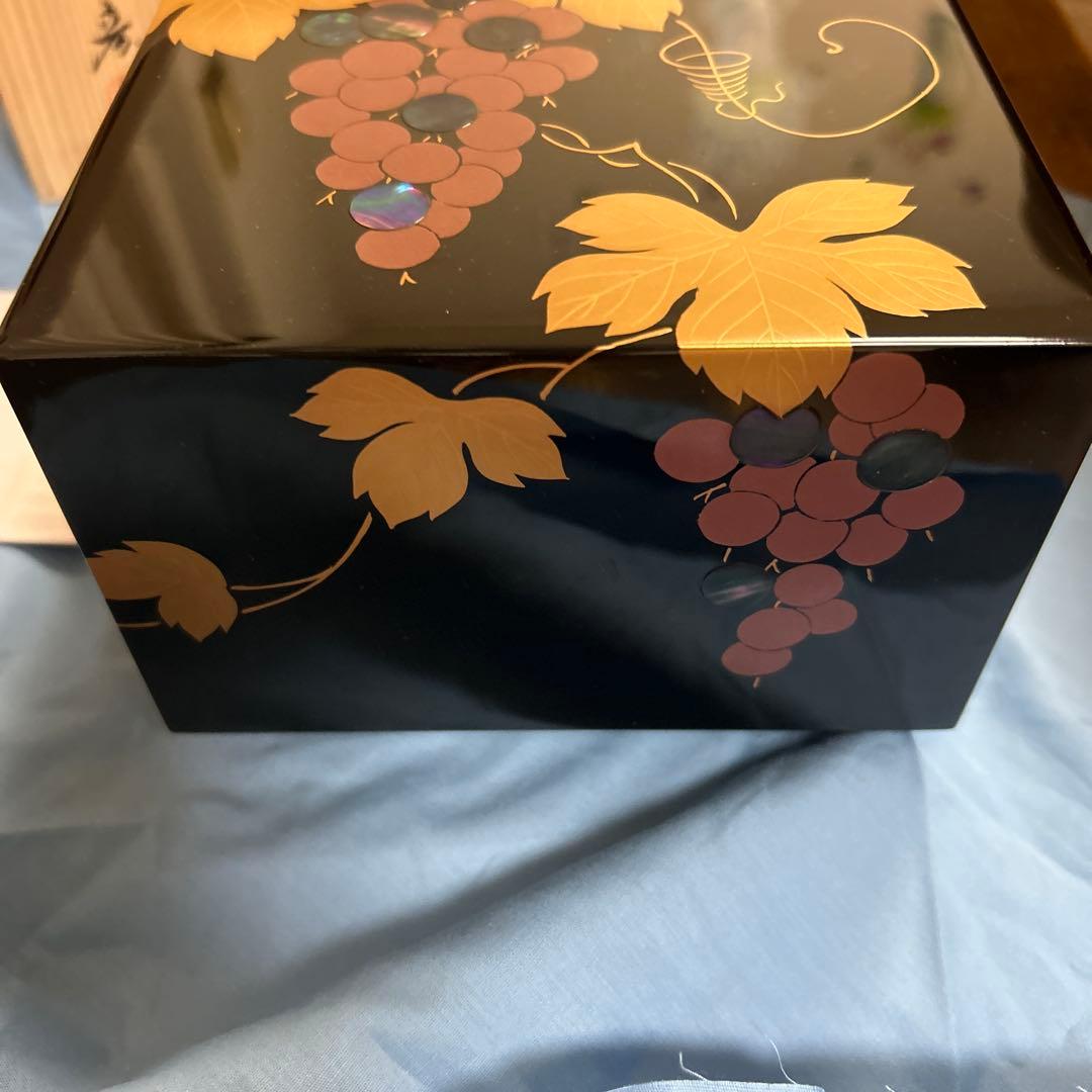 定価264000円　【未使用】平安象彦　宝石箱　葡萄　ぶどう　高級漆器