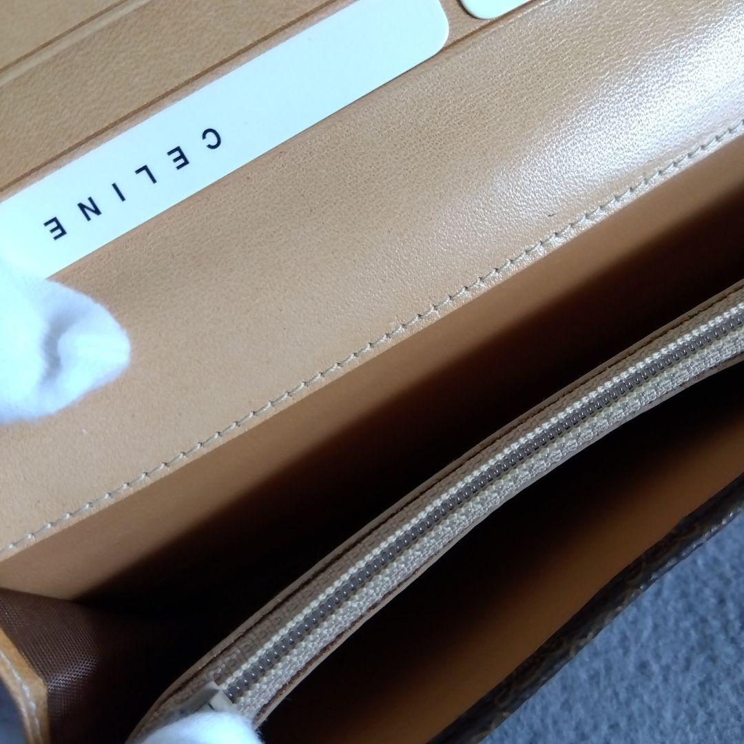 モンチッチ様　【未使用】セリーヌ　CELINE　マカダム柄　2つ折　長財布