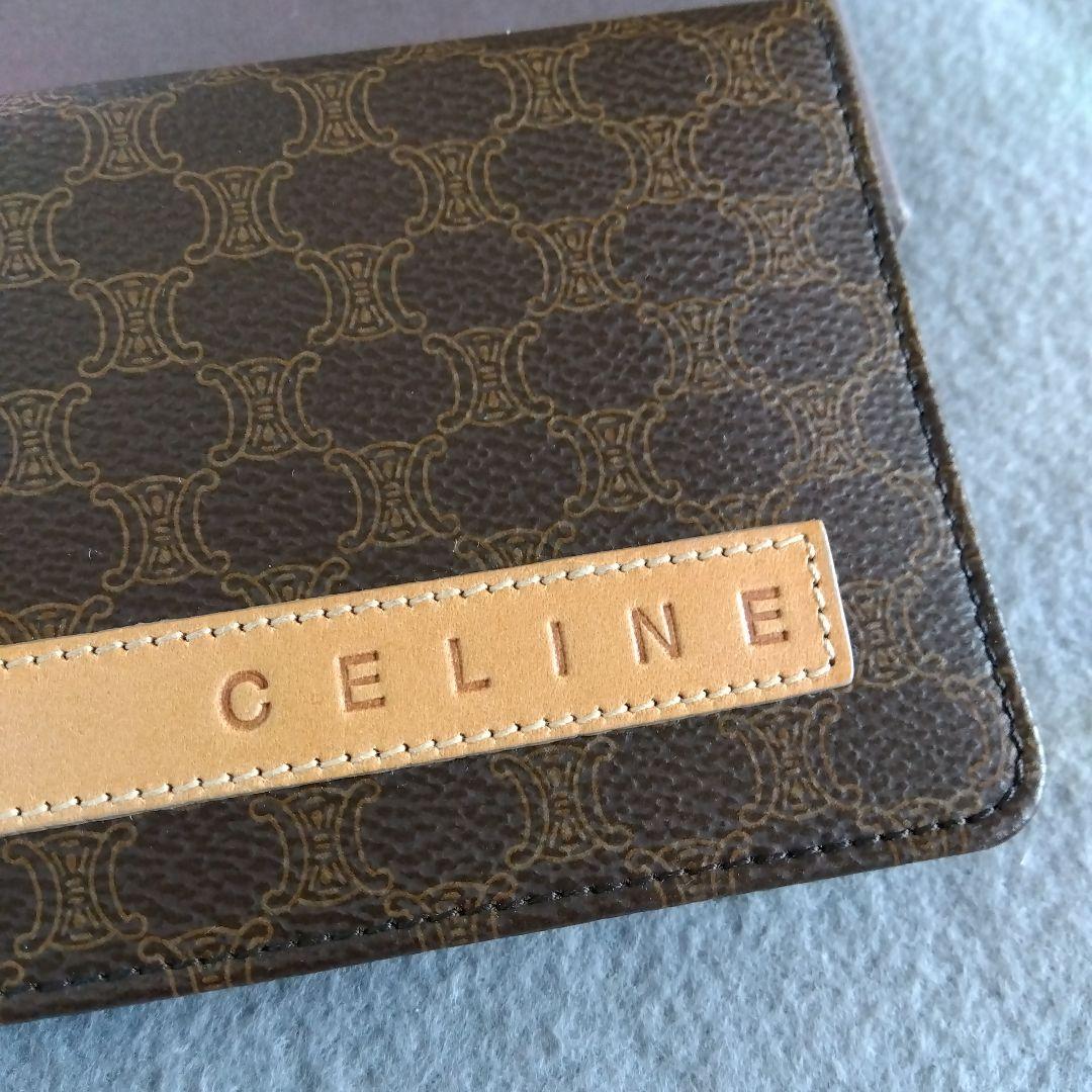 モンチッチ様　【未使用】セリーヌ　CELINE　マカダム柄　2つ折　長財布