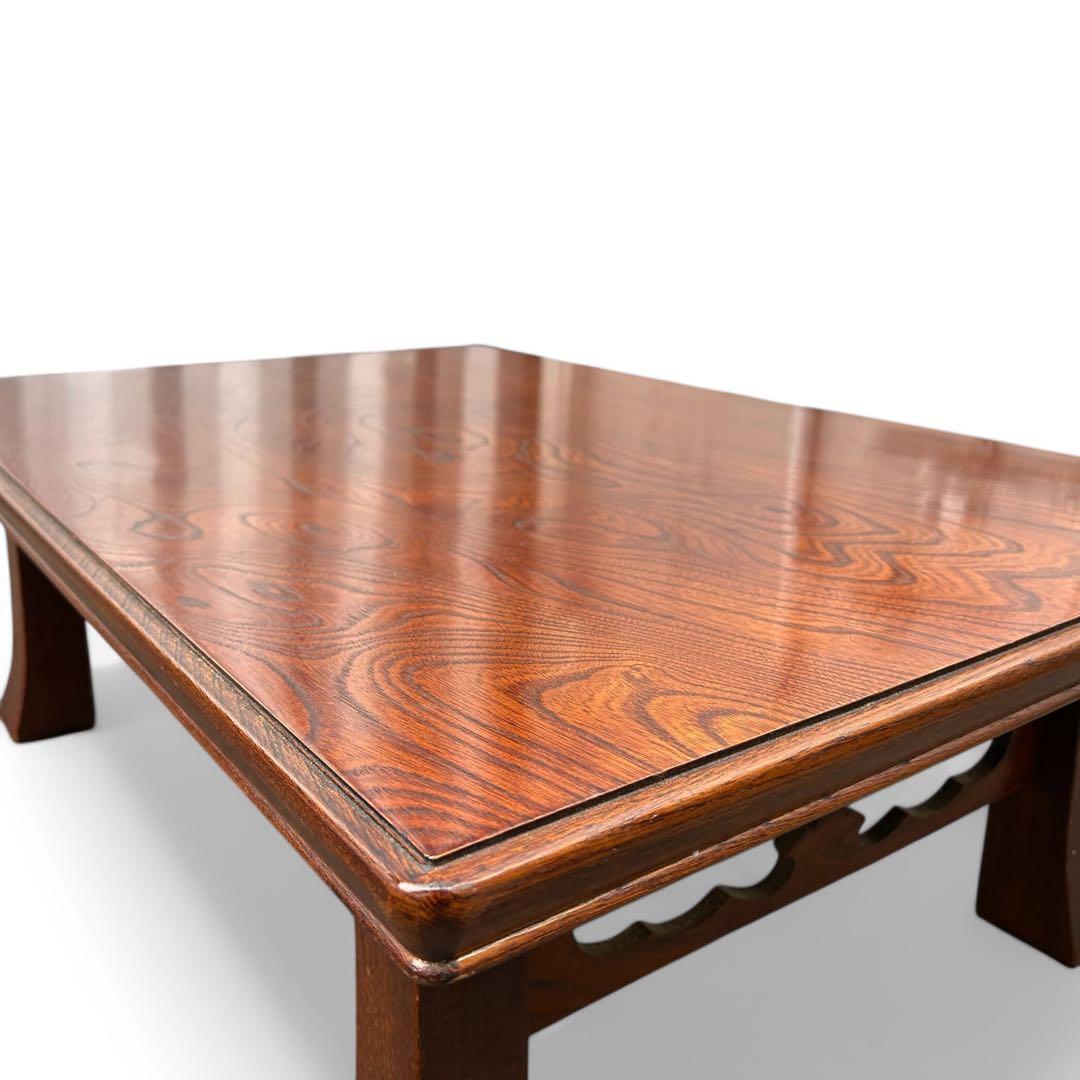 昭和レトロ センターテーブル 天然木 ちゃぶ台 座卓 ビンテージ ローテーブル