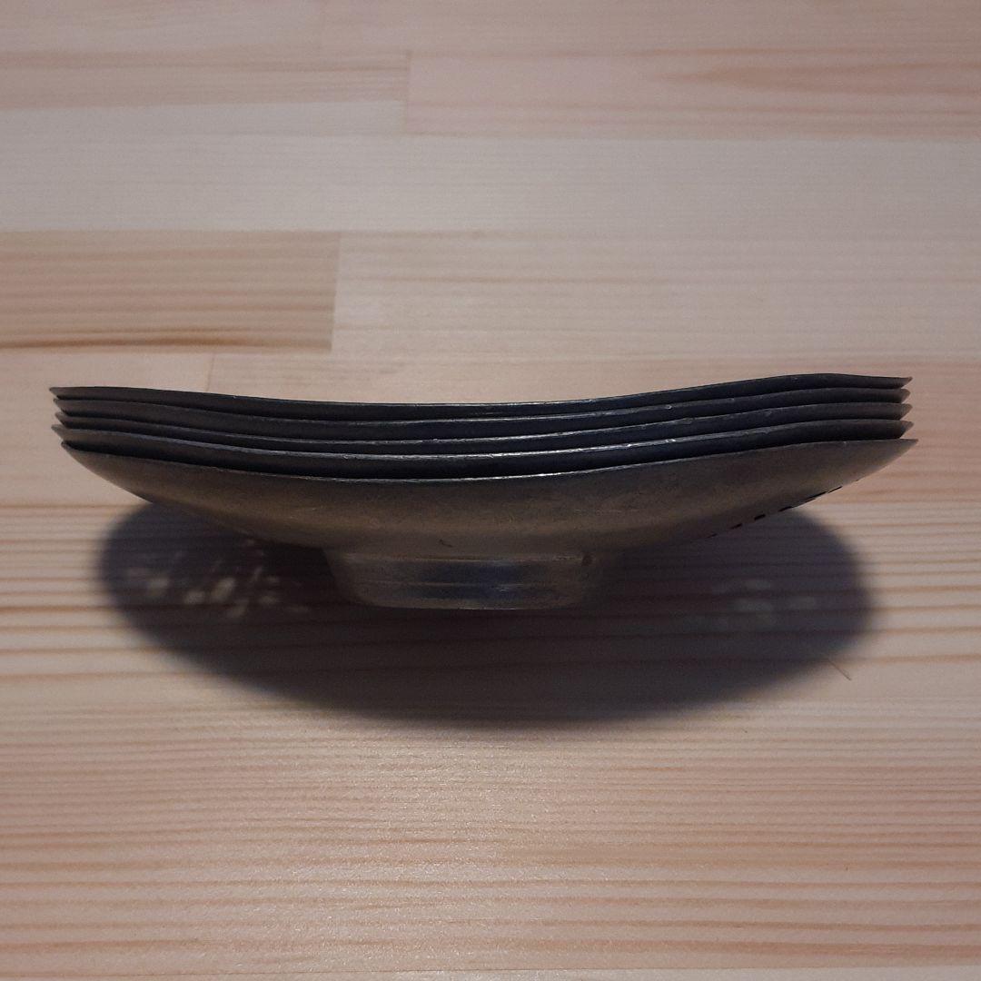 古錫　茶托　恒和陳記　レトロ　古道具 アンティーク