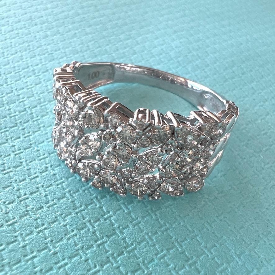 極美品★ダイヤモンド★1.00カラット★ホワイトゴールド★リング★指輪