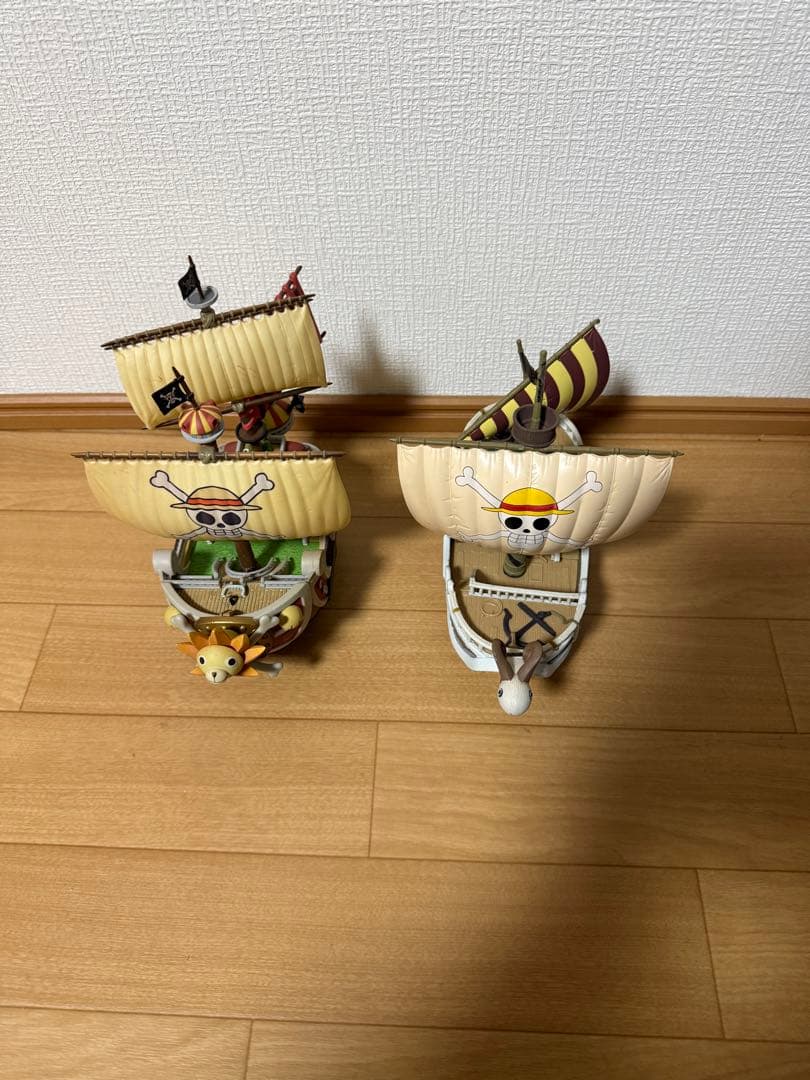 ワンピース サウザンド・サニー号とメリー号 フィギュアセット