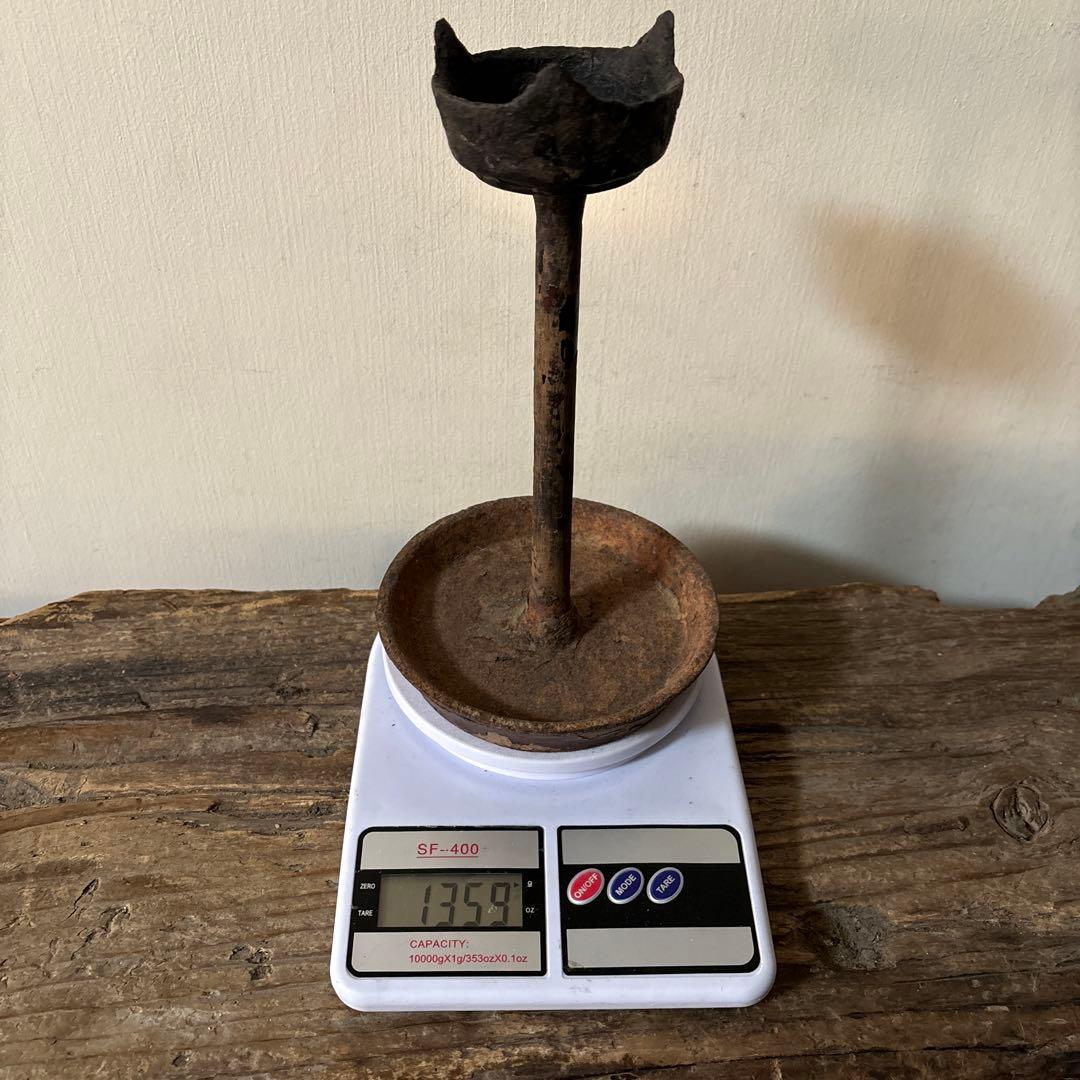 古い燭台　キャンドルスタンド.燈火器.李朝.古美術.古民具.韓国.古道具.骨董