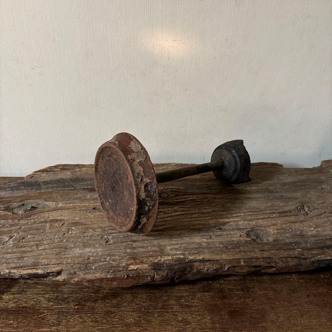 古い燭台　キャンドルスタンド.燈火器.李朝.古美術.古民具.韓国.古道具.骨董