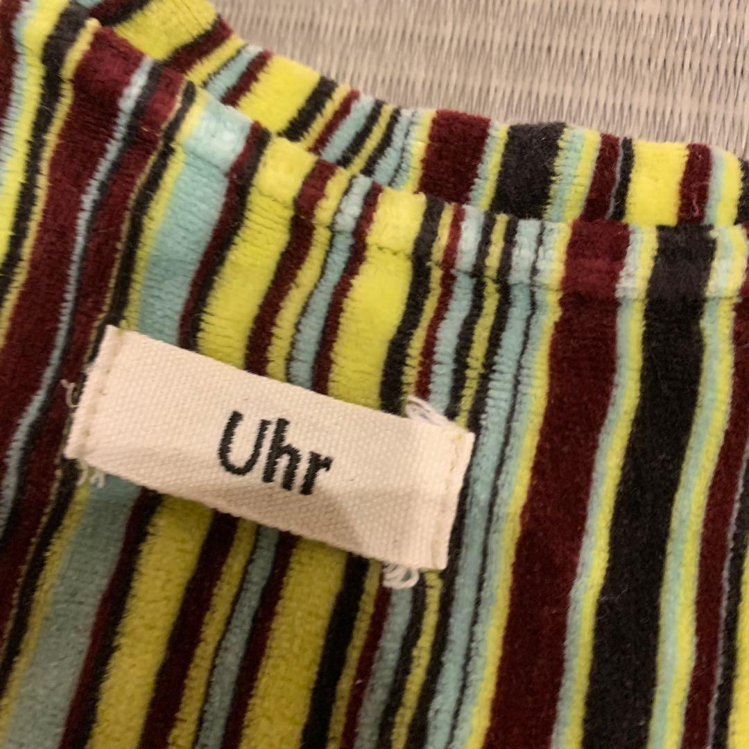 【値下げ】Uhr ストライプ柄 セットアップ 約90cm 売切品