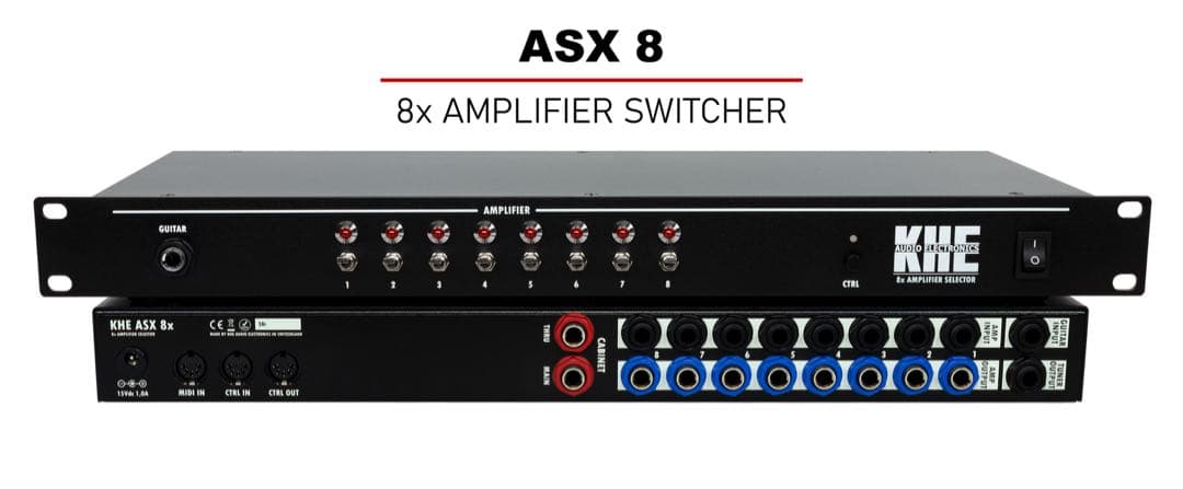 ギター KHE ASX 8 8x Amplifier Switcher