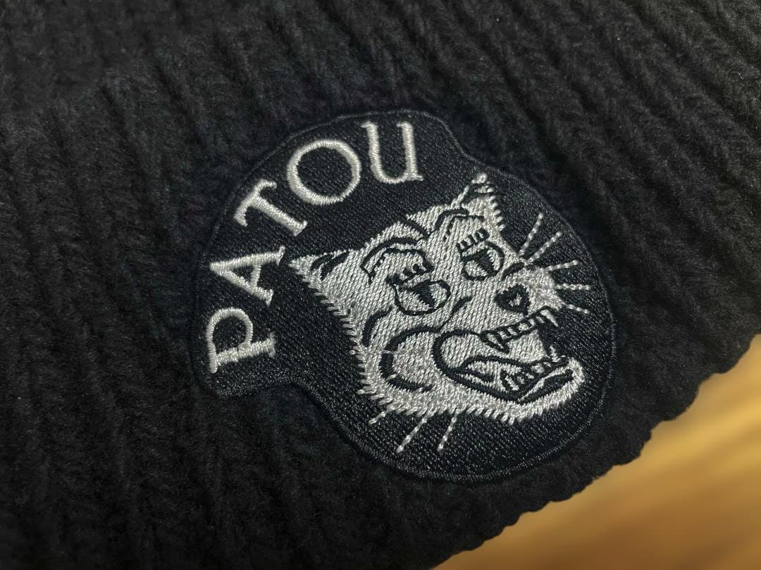 PATOU x オニヅカタイガー　ブラック ニット帽