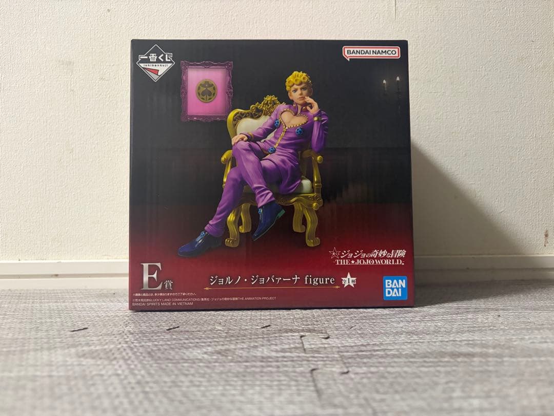 ジョルノ・ジョバァーナ E賞 フィギュア おまけ　空条徐倫　K賞タオル