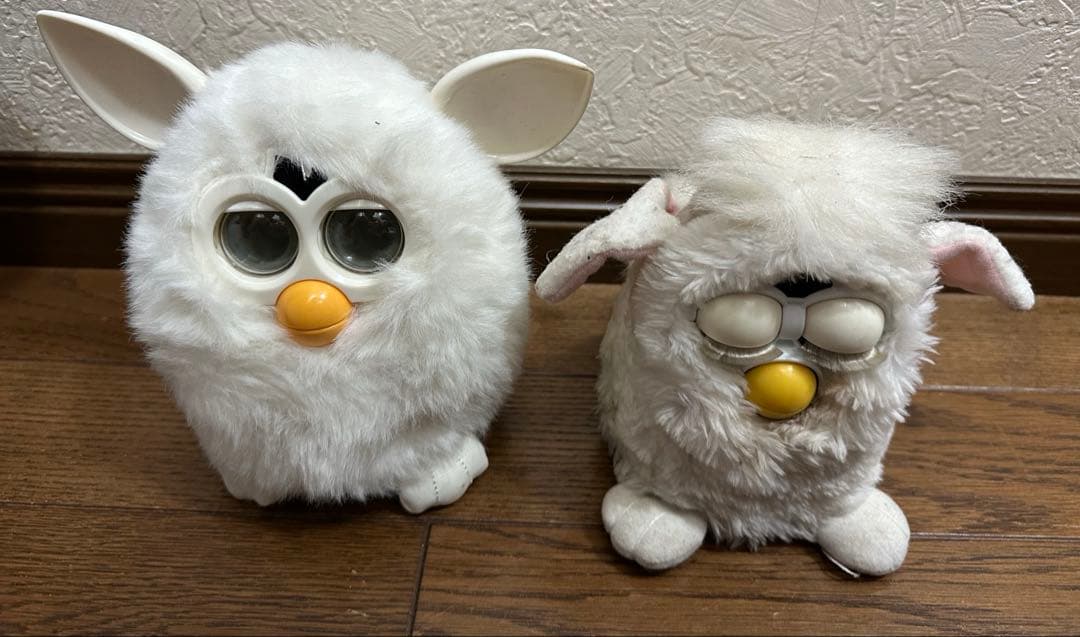 初代ファービ　TIGER社製ホワイト&クリーム　Furby ファービー 3