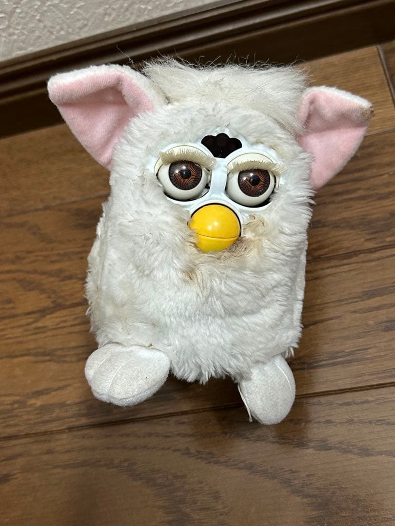 初代ファービ　TIGER社製ホワイト&クリーム　Furby ファービー 3