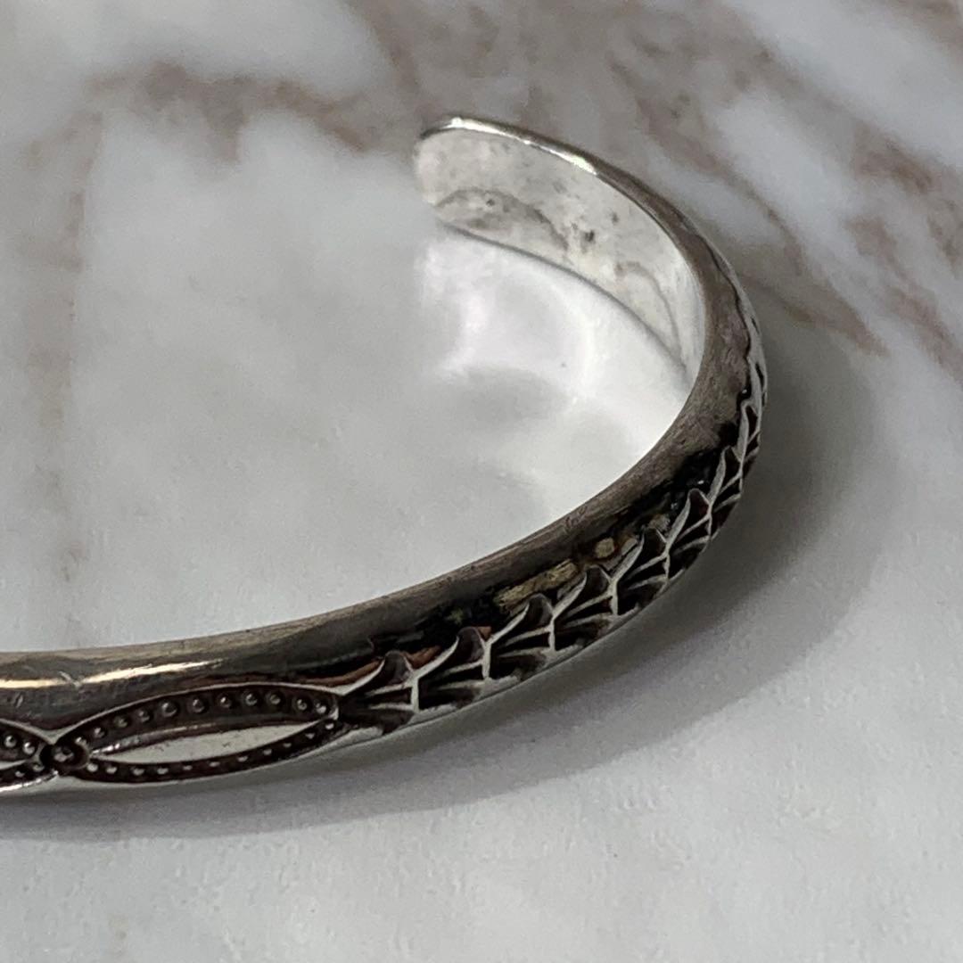 Darrell Cadman バングル Sterling刻印 スタンプ ナバホ族