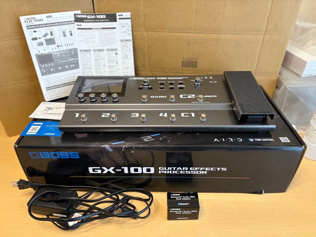 BOSS GX-100 マルチエフェクター　 Bluetoothアダプター付箱付