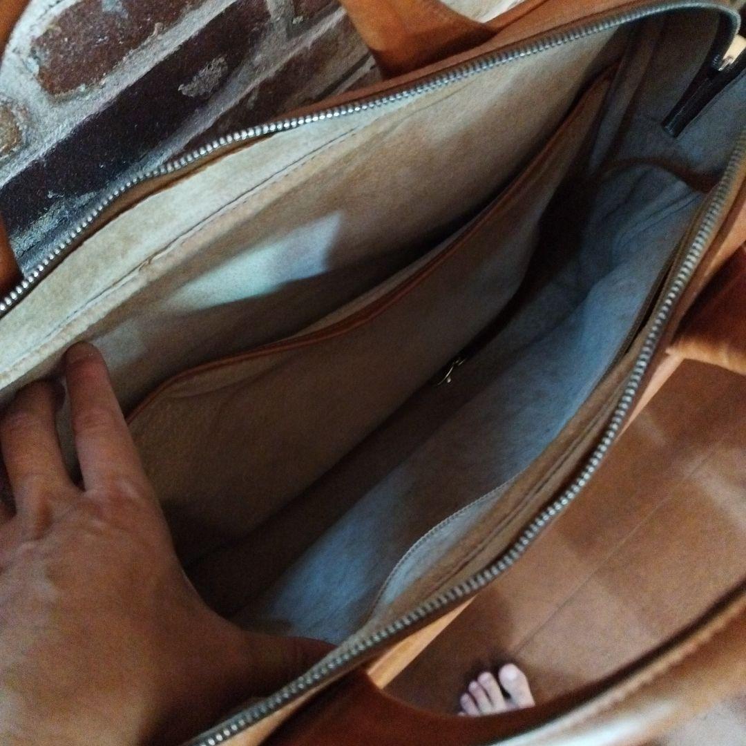 美品　BREE ブラウン ビジネスバッグ レザー