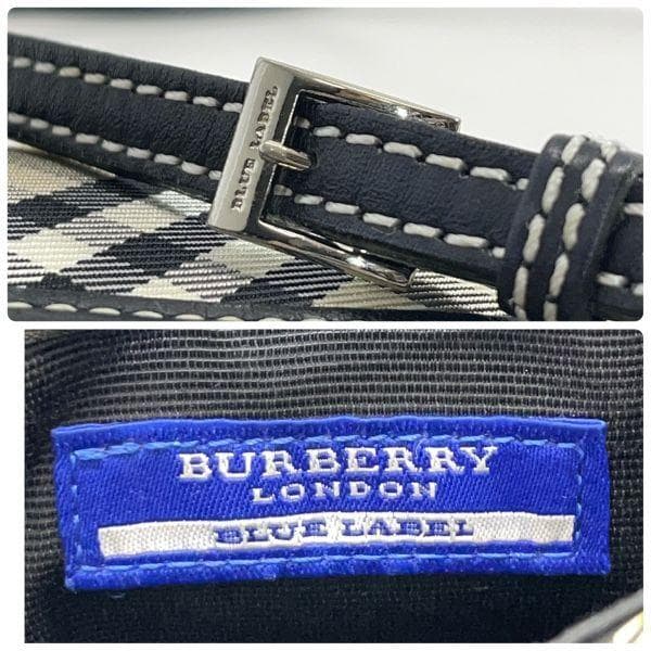 【人気】バーバリーブルーレーベル ノバチェック柄 ショルダーバッグ バック