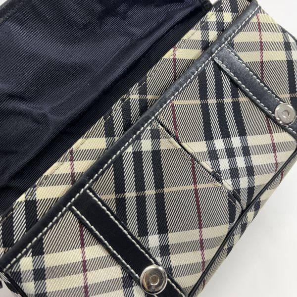 【人気】バーバリーブルーレーベル ノバチェック柄 ショルダーバッグ バック