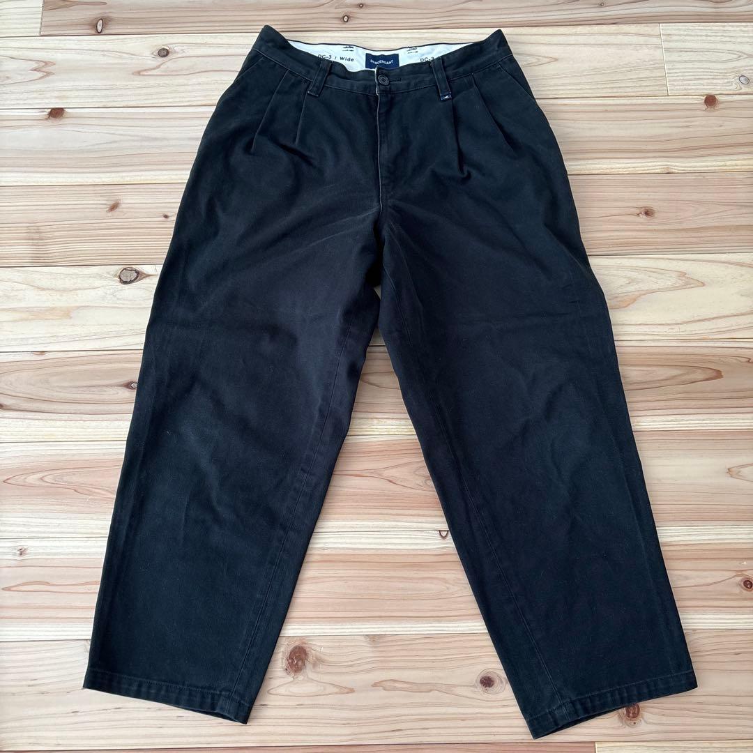 DESCENDANT DC-3 / Wide ブラックチノパン