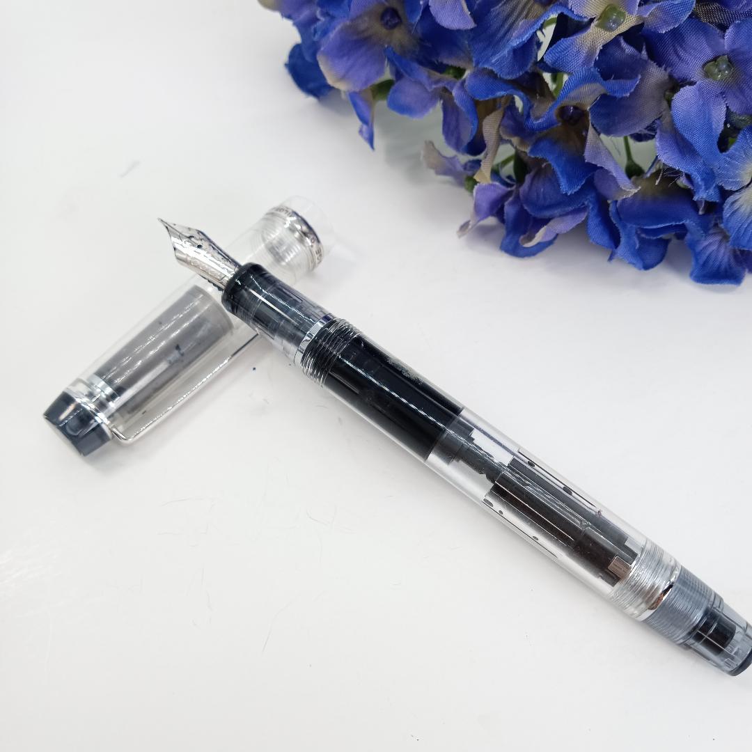 PILOT パイロット カスタム ヘリテイジ 92 万年筆 クリア スケルトン