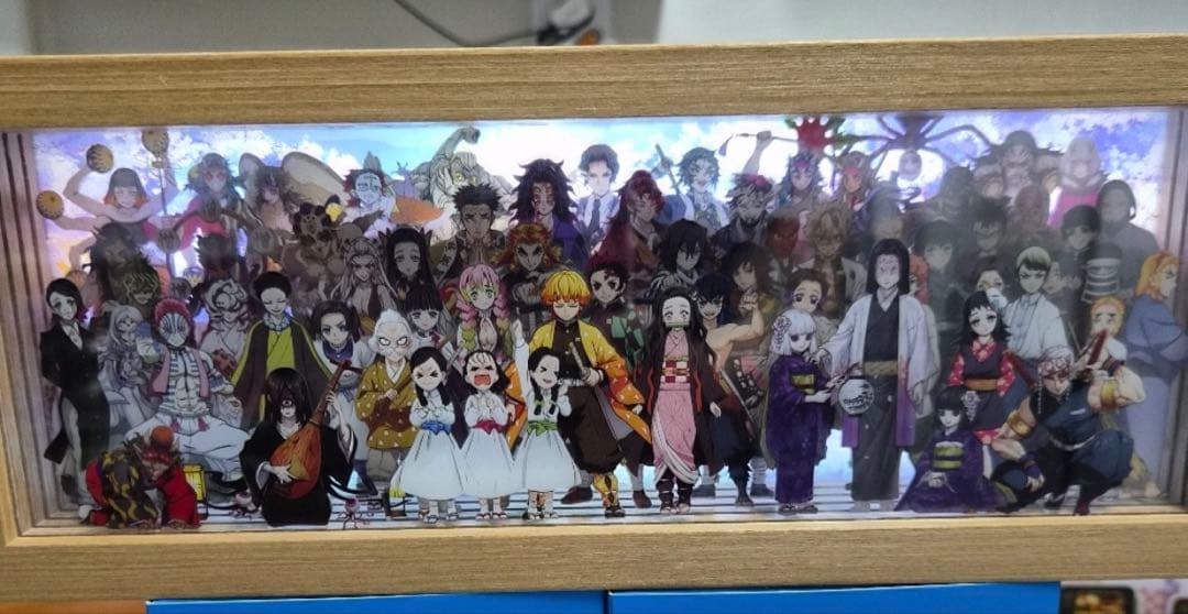 鬼滅の刃 LEDライト付き木材アクリルスタンド