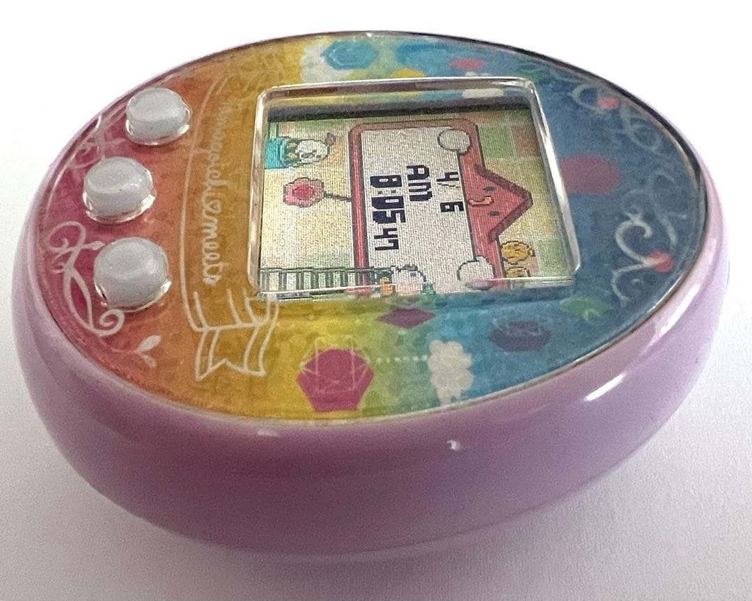 値下げ！美品！画面保護フィルム有　たまごっちみーつ　ファンタジー　パープル