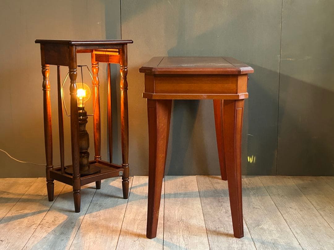 希少　洋風　クラシック　ワイドコンソール　ナイトテーブル　サイドボード　R