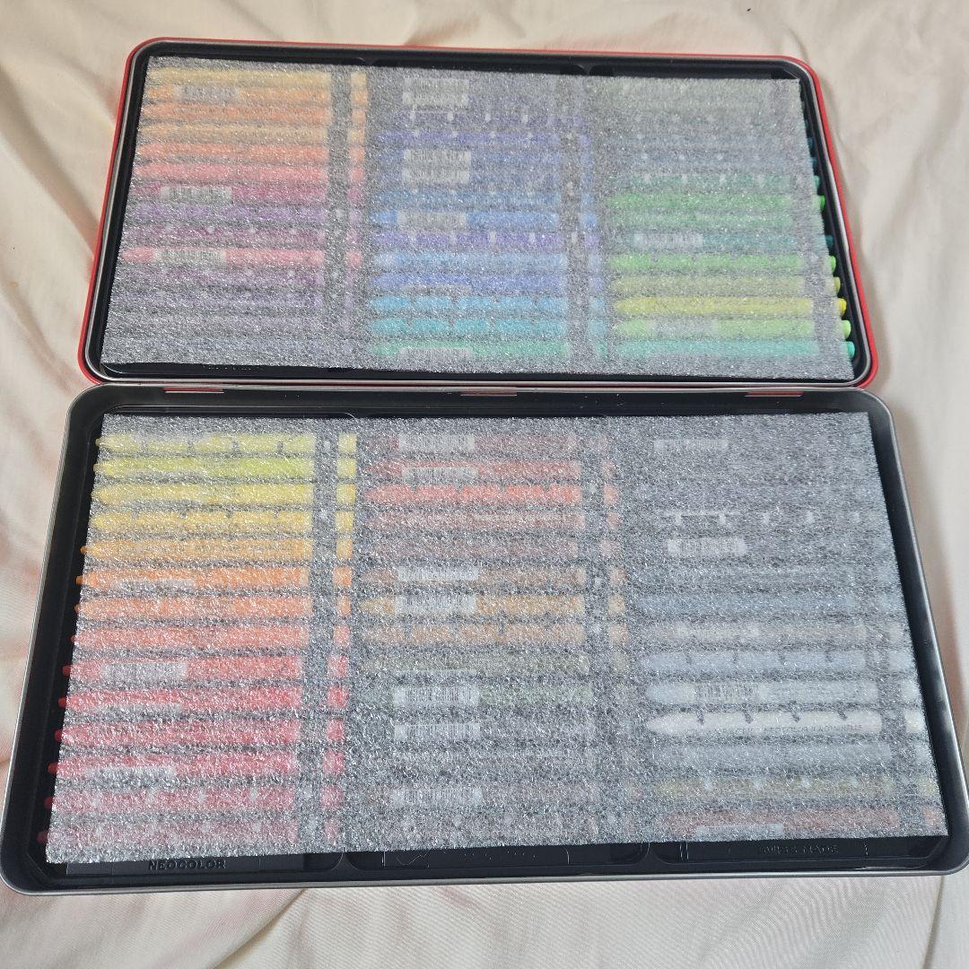 【極美品】カランダッシュ ネオカラー2 水溶性クレヨン 84色セット