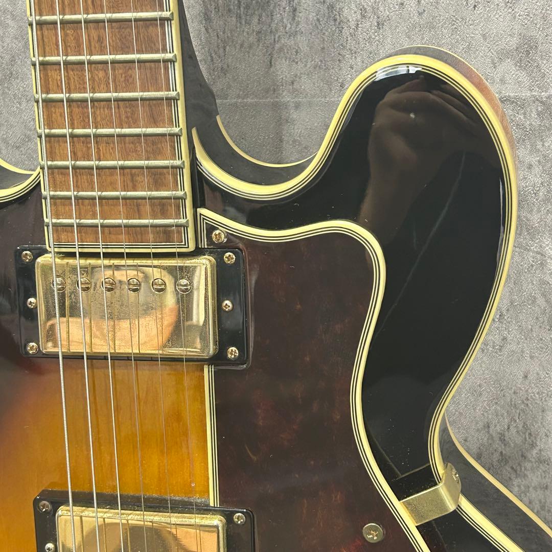 美品 シェラトンⅡ Epiphone セミアコースティックギター サンバースト