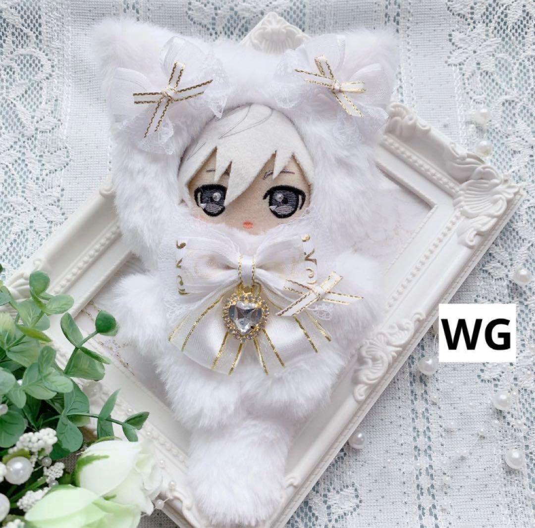 ぬい服 10cm 着ぐるみ 白ねこデザインリスト②