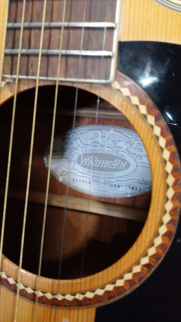 Washburn d10sce　エレアコ