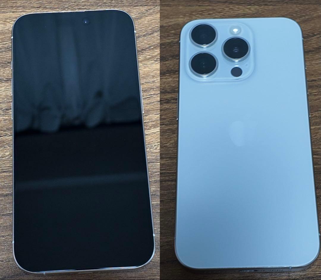 Apple iPhone 15 pro 256GB充電ケーブル　カバー