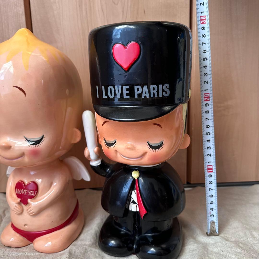 天使の赤ちゃんとパリの警官 希少 内藤モネ作品