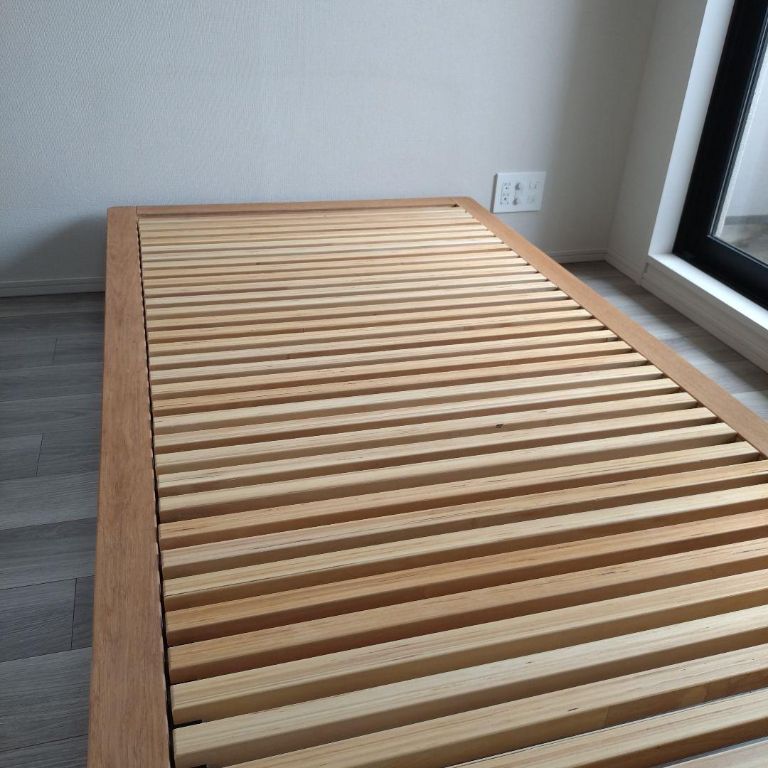 MUJI シングルベッドフレーム すのこベッド オーク