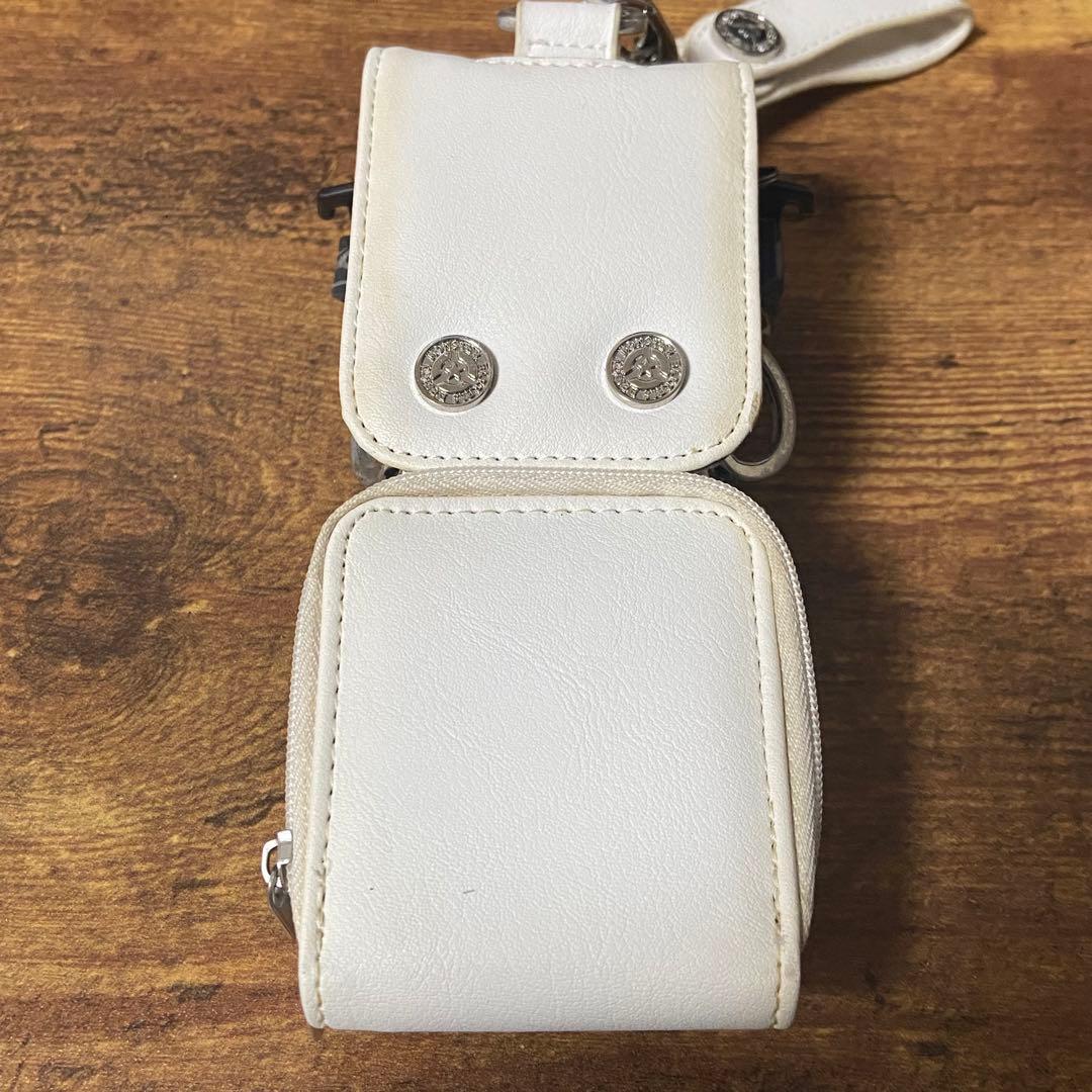 Monster ブースターウォレット白　クリスタルワン付き