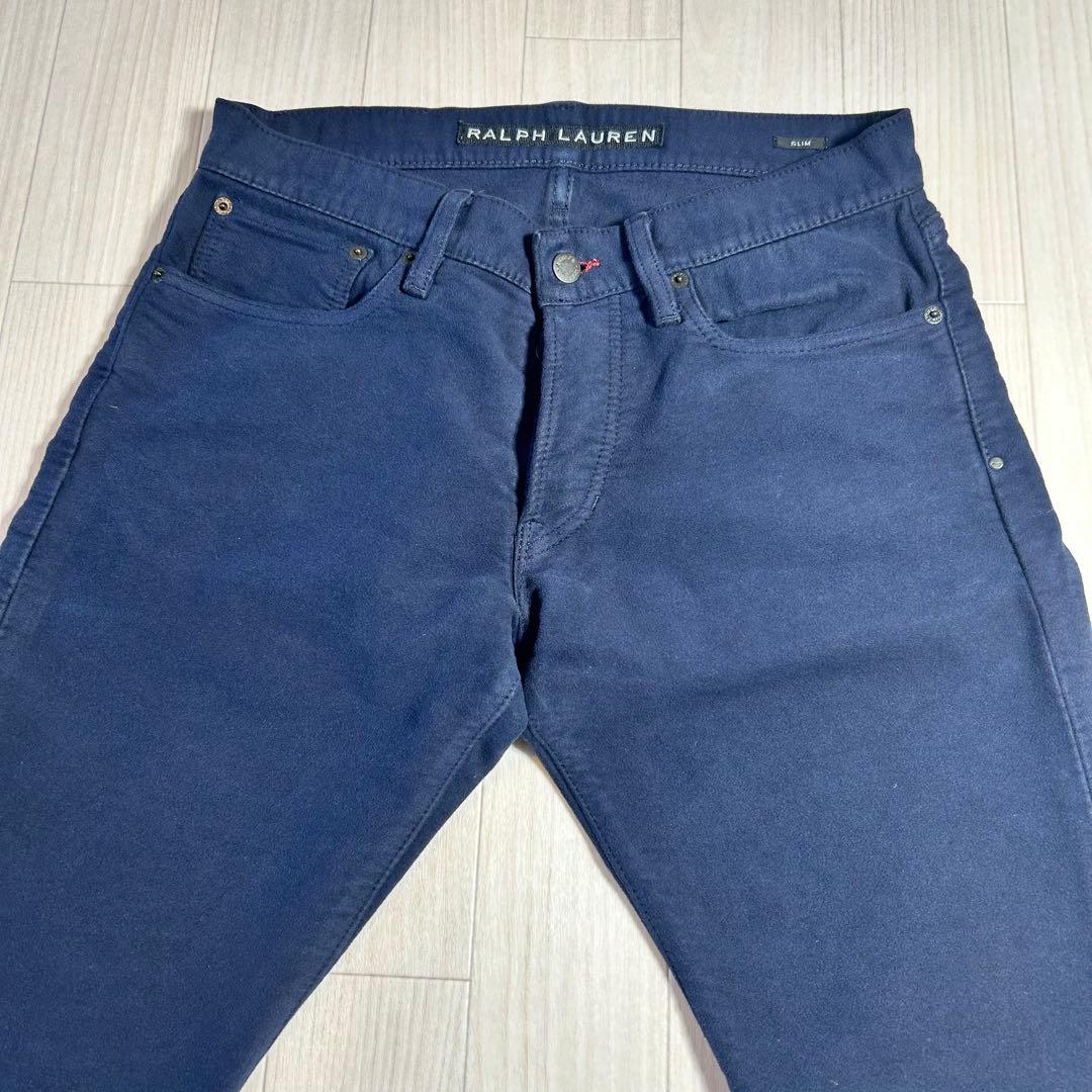 レア【RalphLauren】ラルフローレン ブラックレーベル コットンパンツ