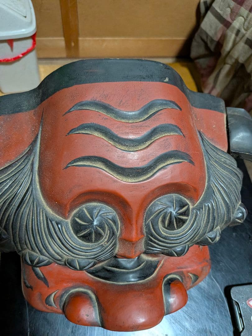 12月16日まで！◇獅子頭◇伝統工芸品　獅子舞