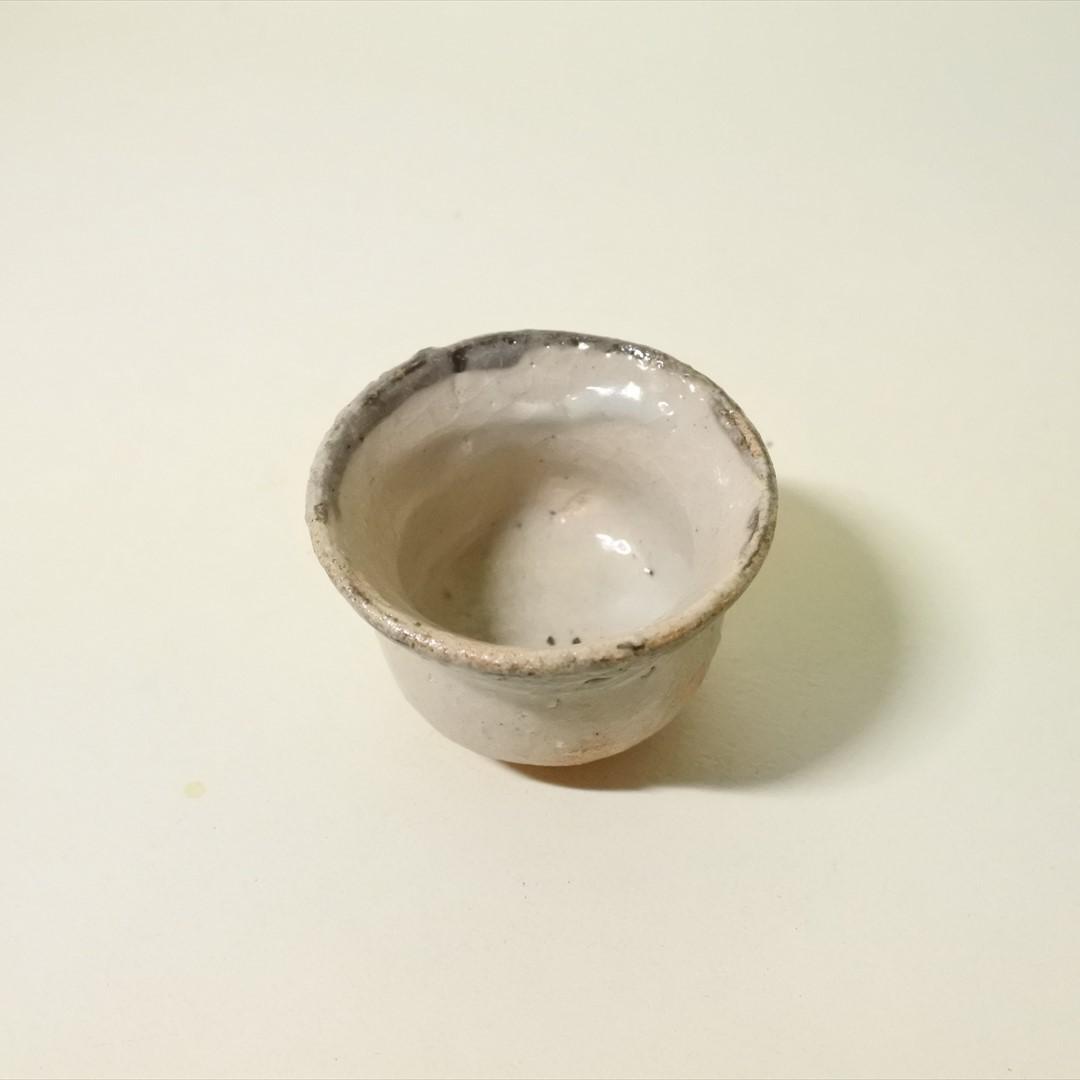 現代作家　杉本泥牛　杉本立夫　唐津　皮鯨　盃　酒器 b