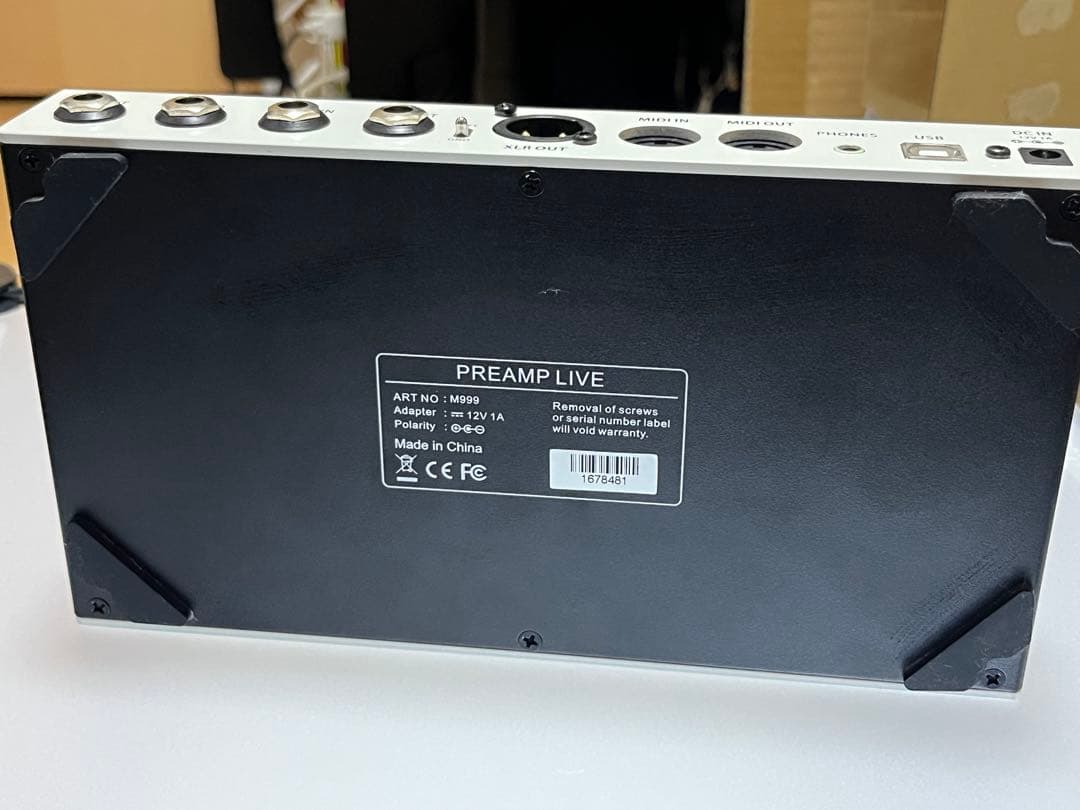 ギター MOOER PREAMP LIVE