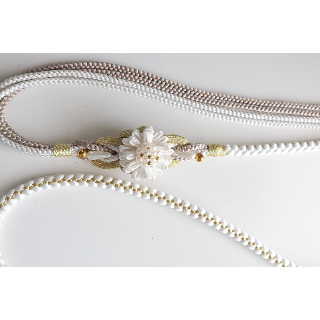 成人式直前SALE！良好！豪華黒×白 総絞り正絹振袖7点セットフルセットSG15