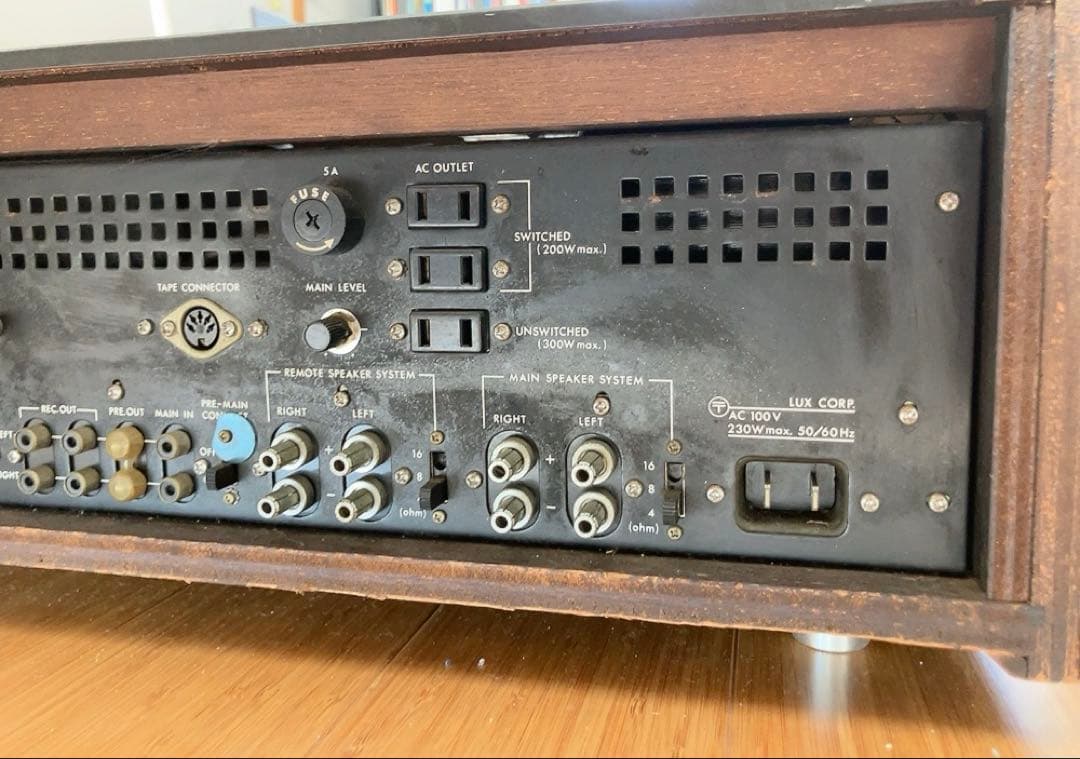 ジャンク品ラックスマン SQ38FD プリメインアンプ