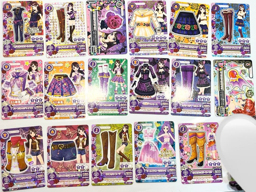 アイカツ カード 画像①〜⑨ 初期多め