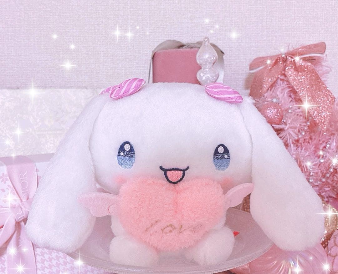 レア♡希少♡シナモロール♡サンリオ♡昭和レトロ♡sanrio♡ぬいぐるみ♡ピンク