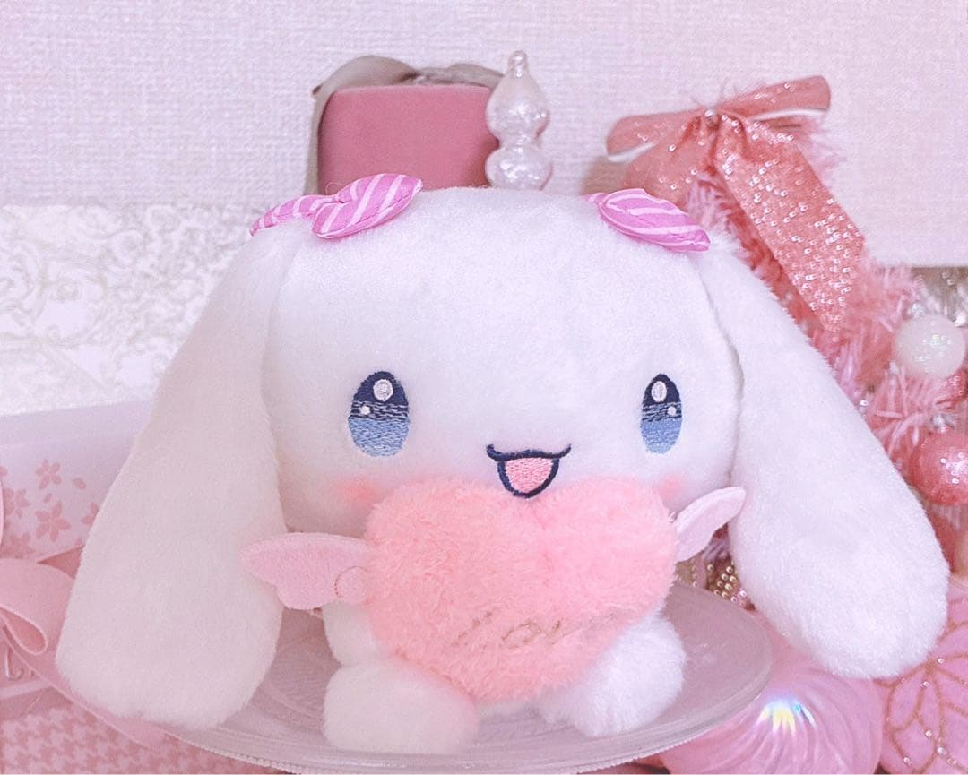 レア♡希少♡シナモロール♡サンリオ♡昭和レトロ♡sanrio♡ぬいぐるみ♡ピンク