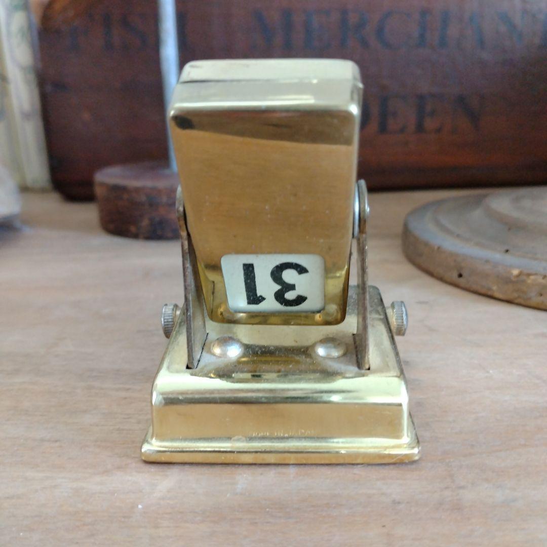 アンティーク卓上カレンダー/日めくり永年カレンダー