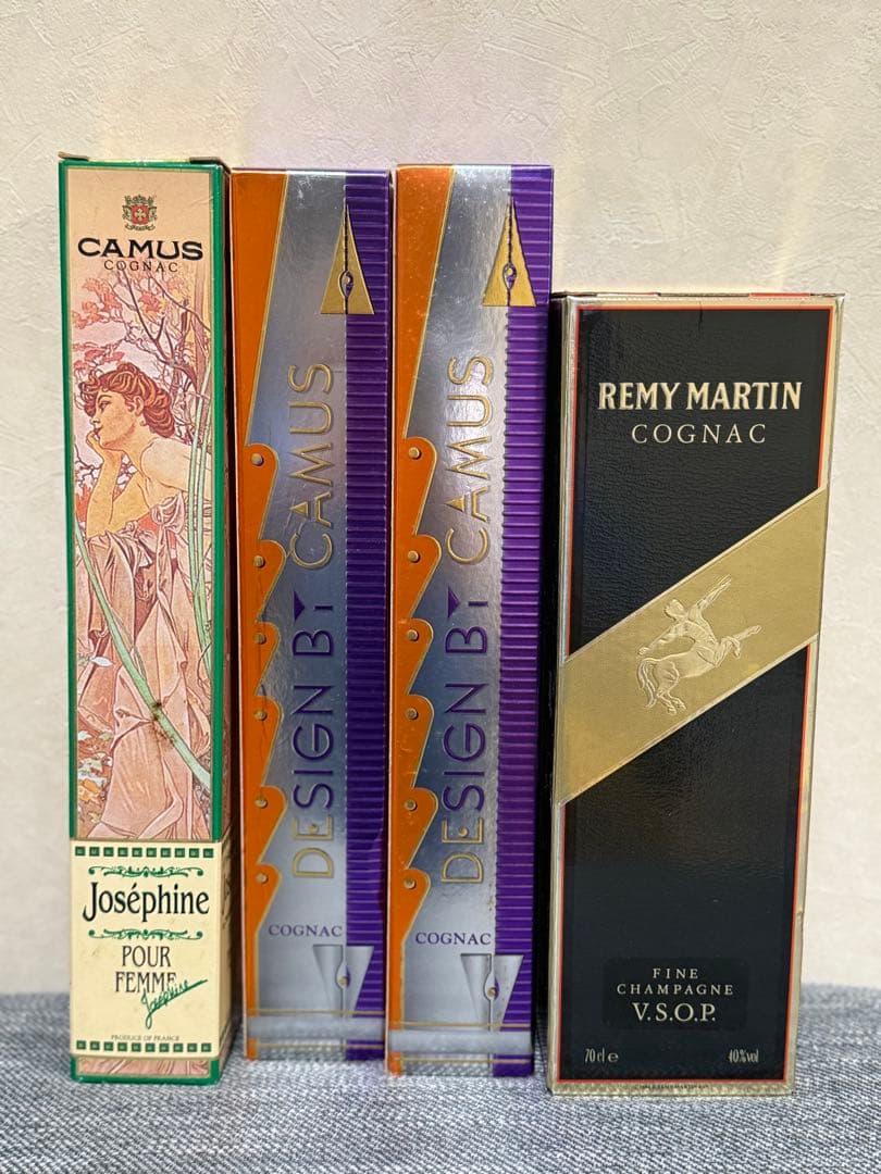 コニャック4本セット　箱付き