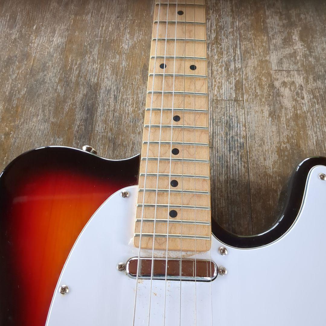 テレキャスタータイプエレキギター サンバースト ギターのみ