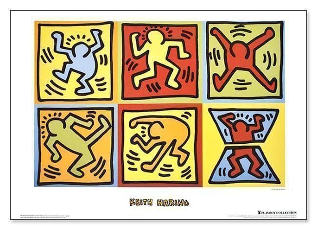 額装品/キース・ヘリング PLAYBOY/Haring Hong-Ups