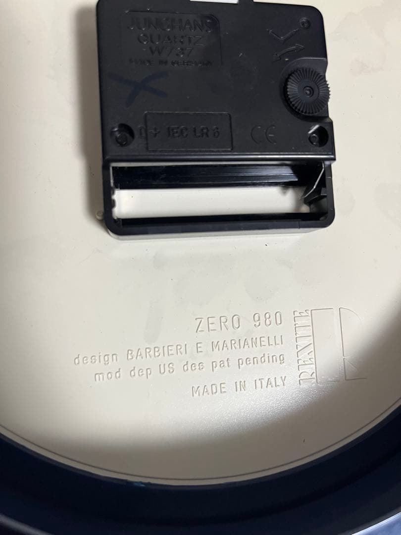 REXITE アナログ掛時計 ネイビー　 オリジナルボックス付き